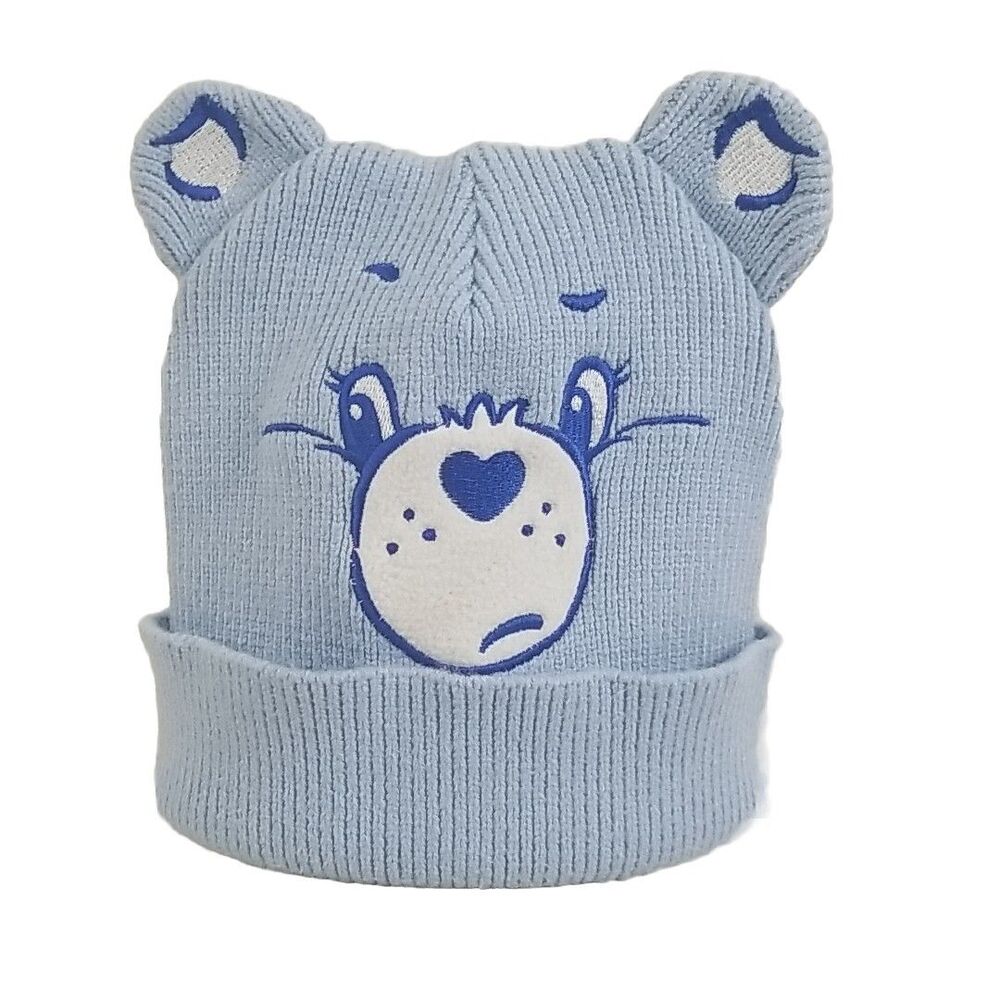 Care Bears Grumpy Bear Junior's Blue Beanie Hat 2023